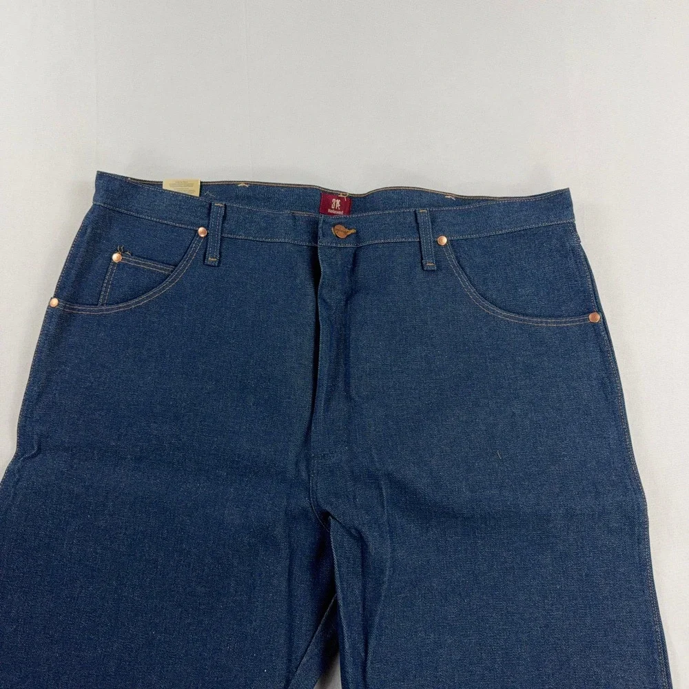 Wrangler Relaxed Fit Jeans 31MWZDN Dark Wash‎ Denim Mens 42x32 NWT